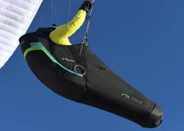 Paragliding harness detail